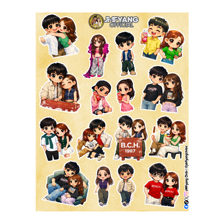 JMFyang Chibi Stickers