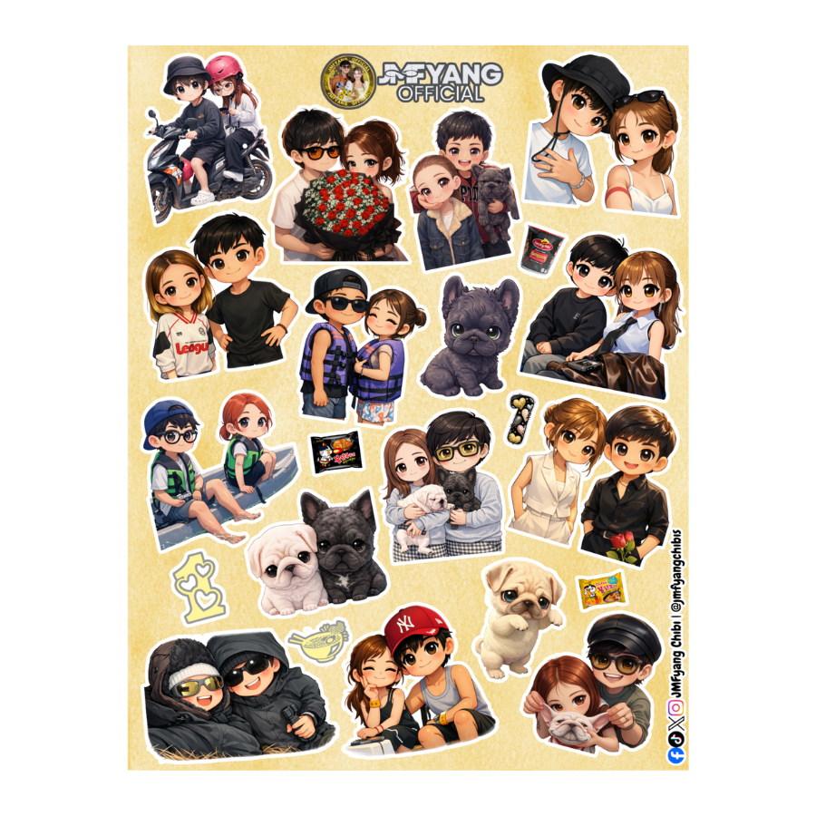 JMFyang Chibi Stickers