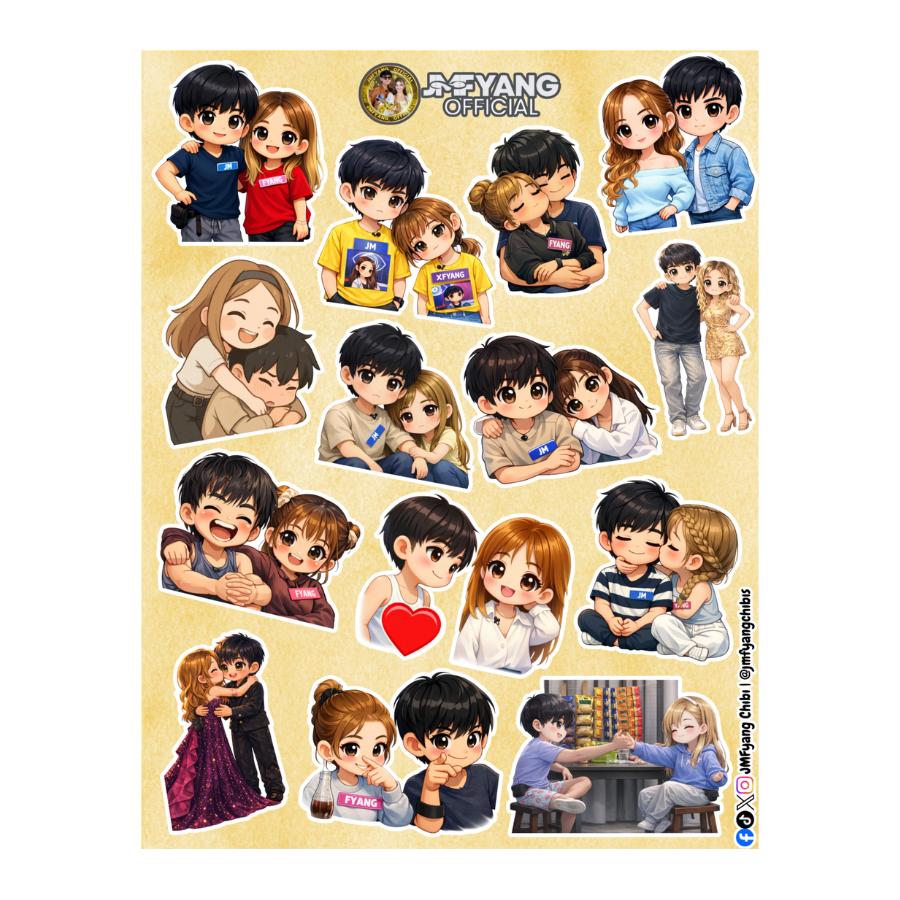 JMFyang Chibi Stickers