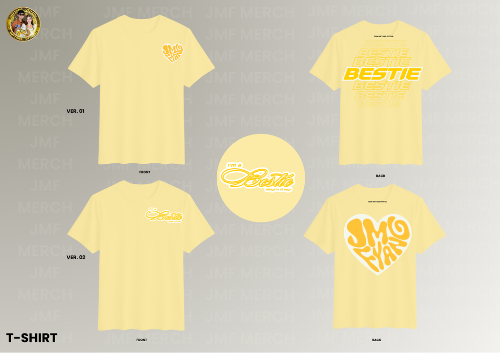 Bestie "Stan"dard Tee in Corn Yellow